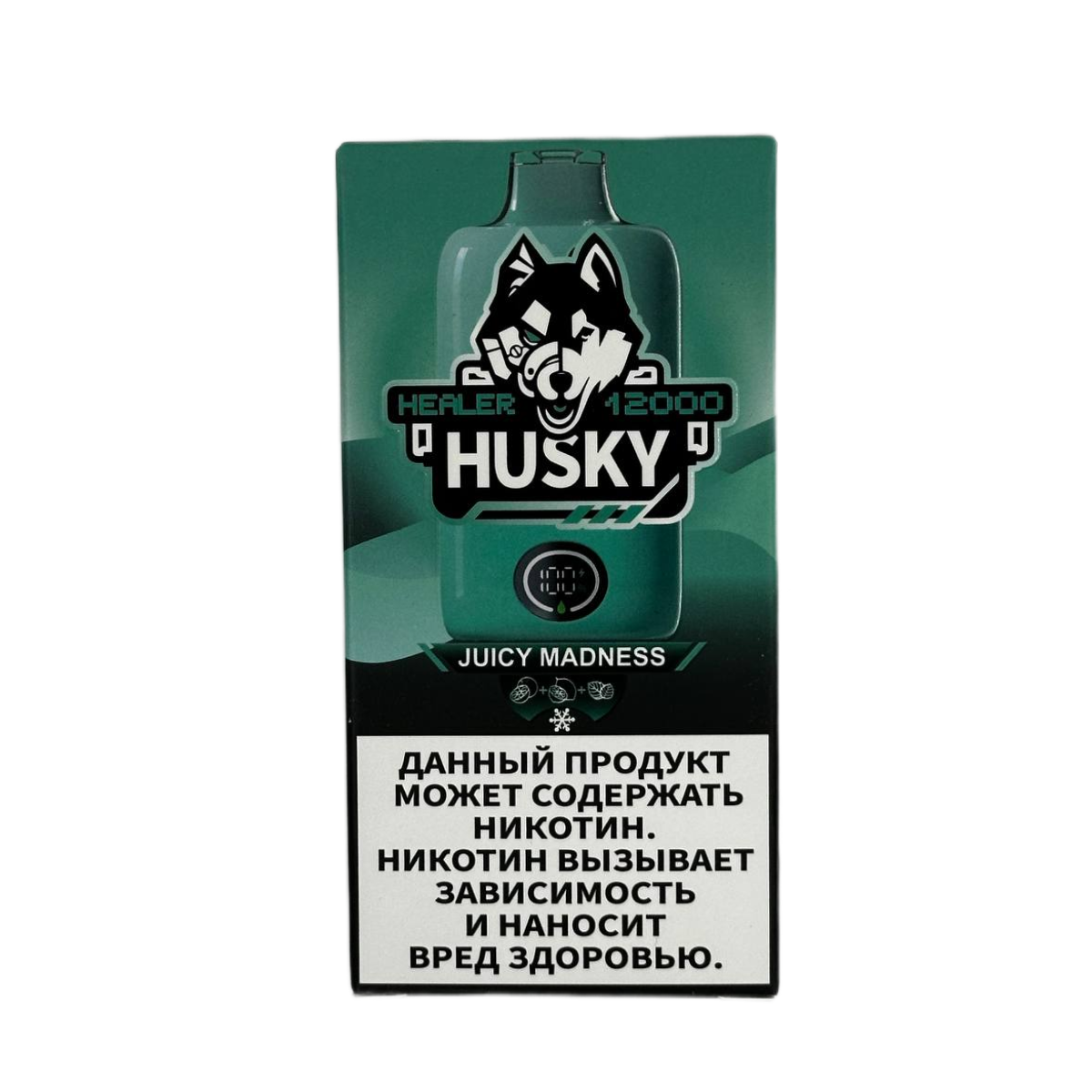 HUSKY HEALER 12000 Апельсин лимон мята лед 2%