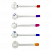Трубка TVC шар с цветным ободком L10см/D2см