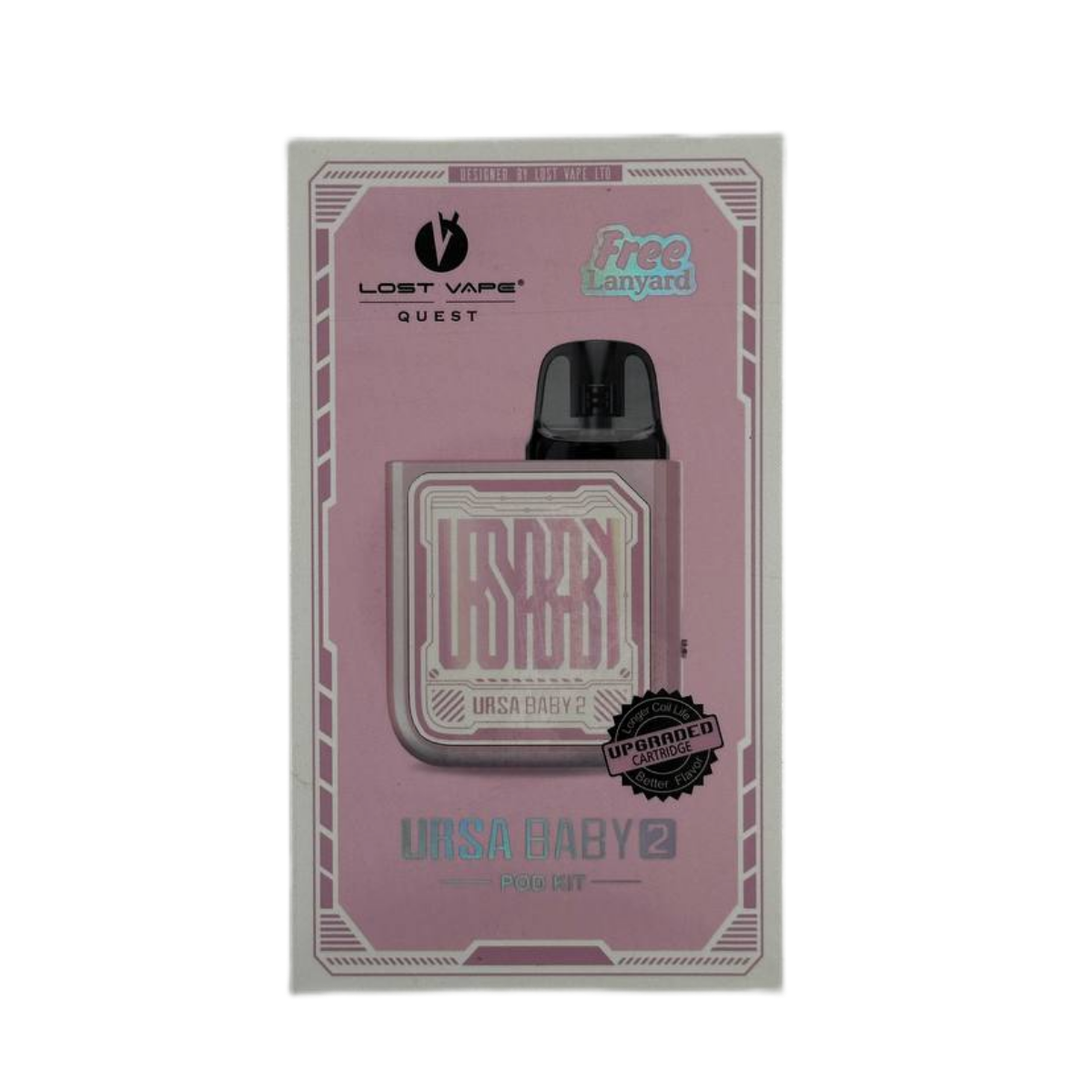 Lost Vape Ursa Baby 2 Pod Kit 900mAh Розовый