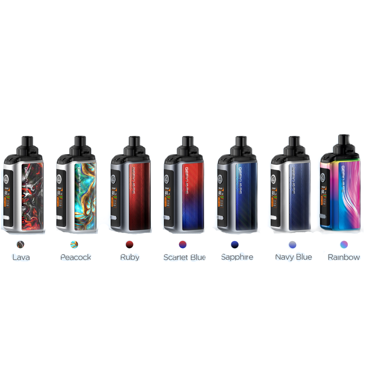 Geek Vape Obelisk 65 FC 2*1100mAh Pod Kit Peacock GV-139F
