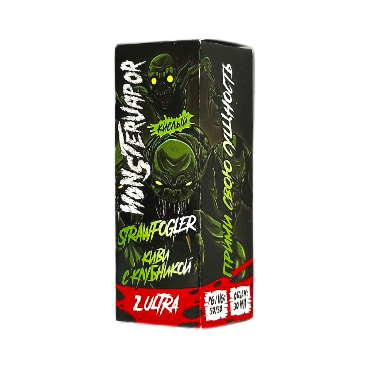 MONSTERVAPOR 2 Ultra STRAWFOLGER Киви с клубникой 30мл.20мг.