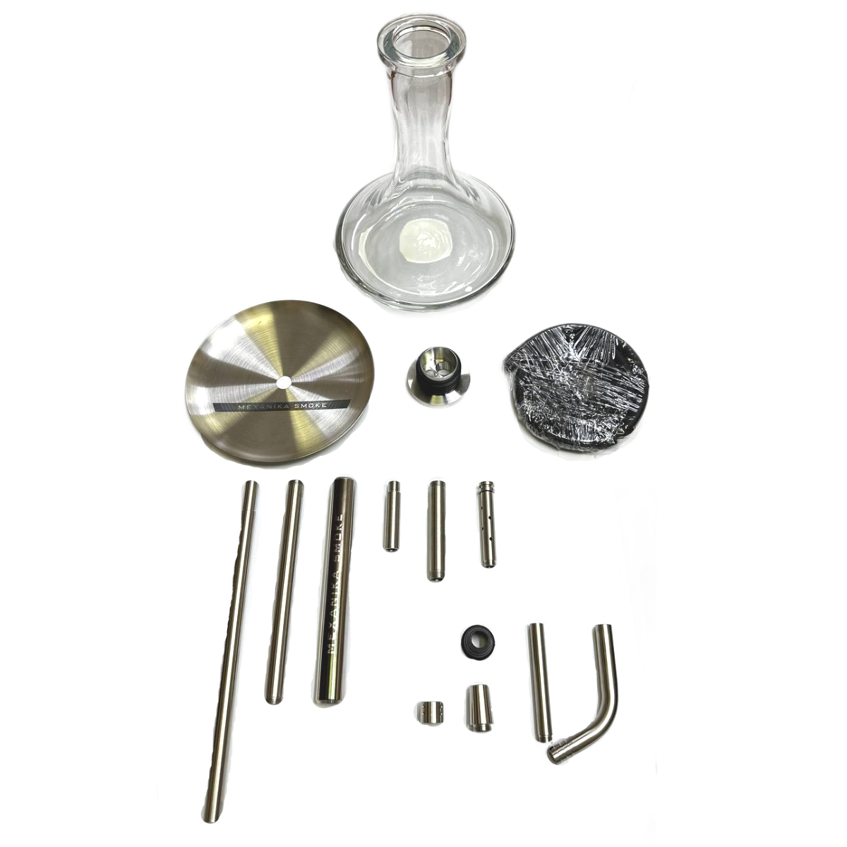 Кальян TVC Классик стальной с колбой