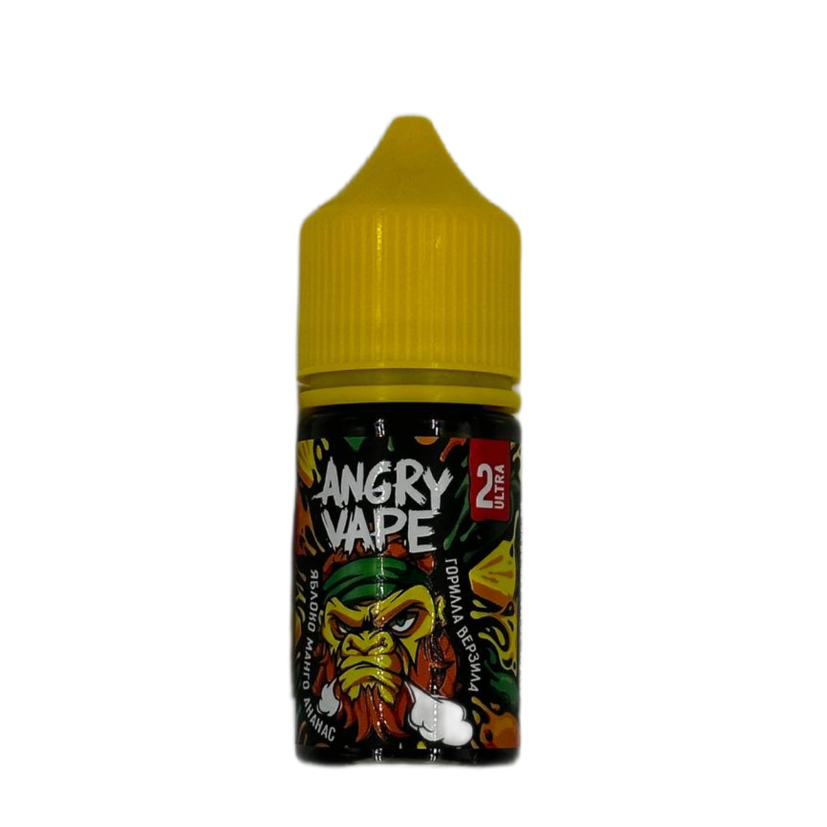 Angry Vape Salt Ultra Горилла Верзила (яблоко с манго и ананасом) 30мл 2%