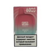FLUM Pebble 6000 Персиковый лед 2%