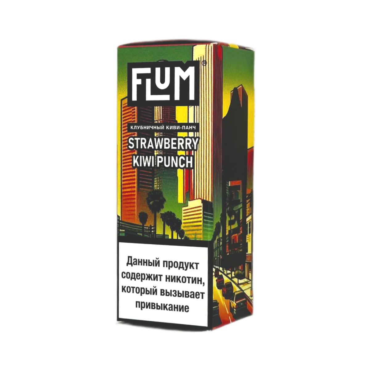 FLUM GTA Клубничный киви пунш 2%