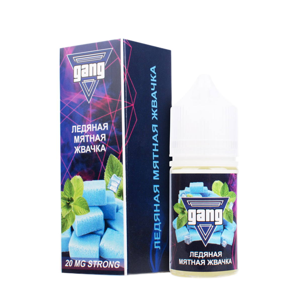 GANG Strong Ледяная мята жвачка 30мл 4.5%
