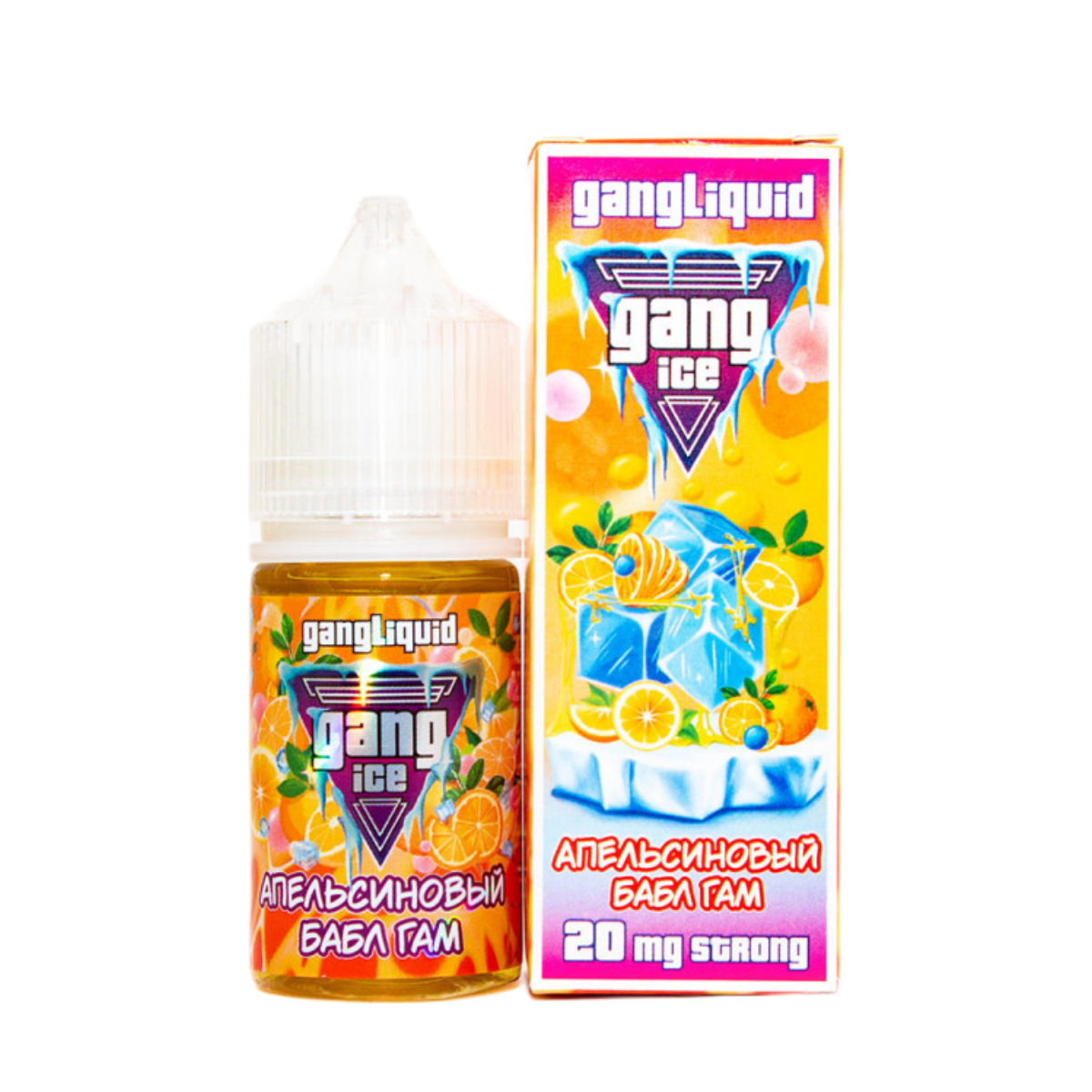 GANG ICE Strong Апельсиновая жвачка 30мл 2%