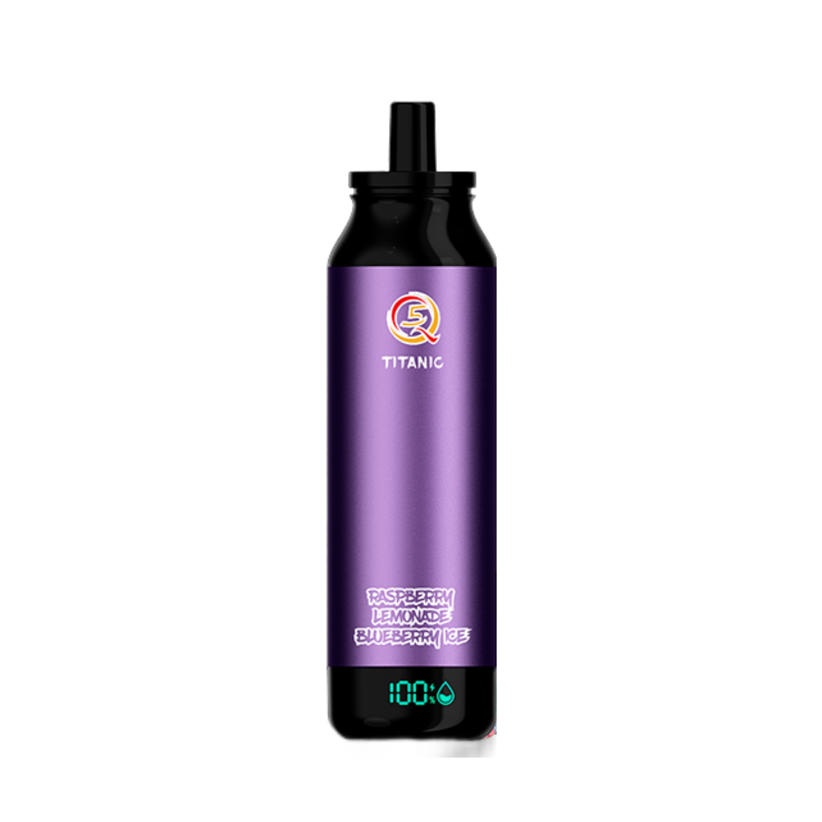 Q5 TITANIC 14000 Малиновый лимонад черничный лед 2%