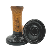 Кальянная чашка керамическая ОБЛАКО GLAZE STD Phunnel L черный космос