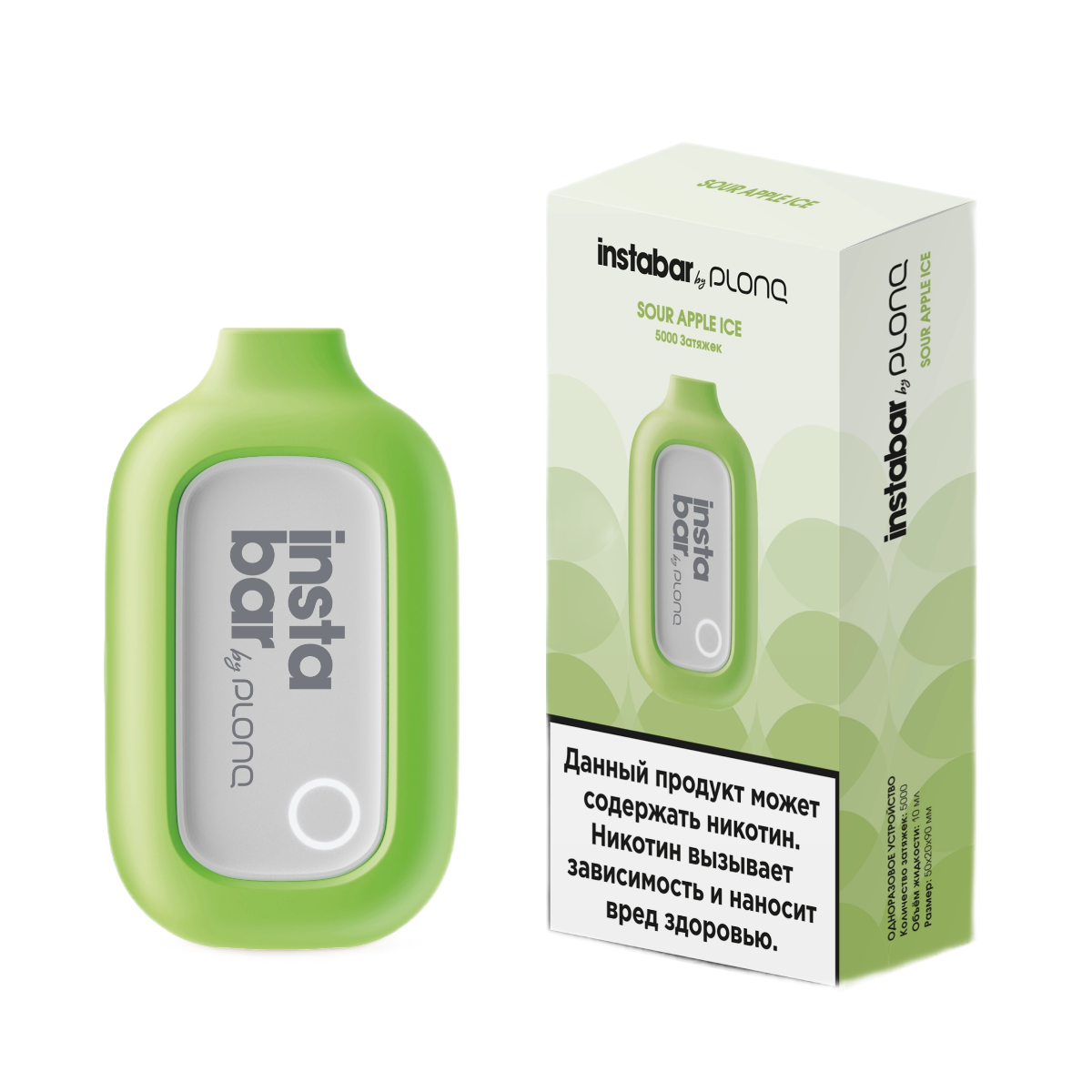 INSTABAR by PLONQ 5000 Яблочный фреш 2%