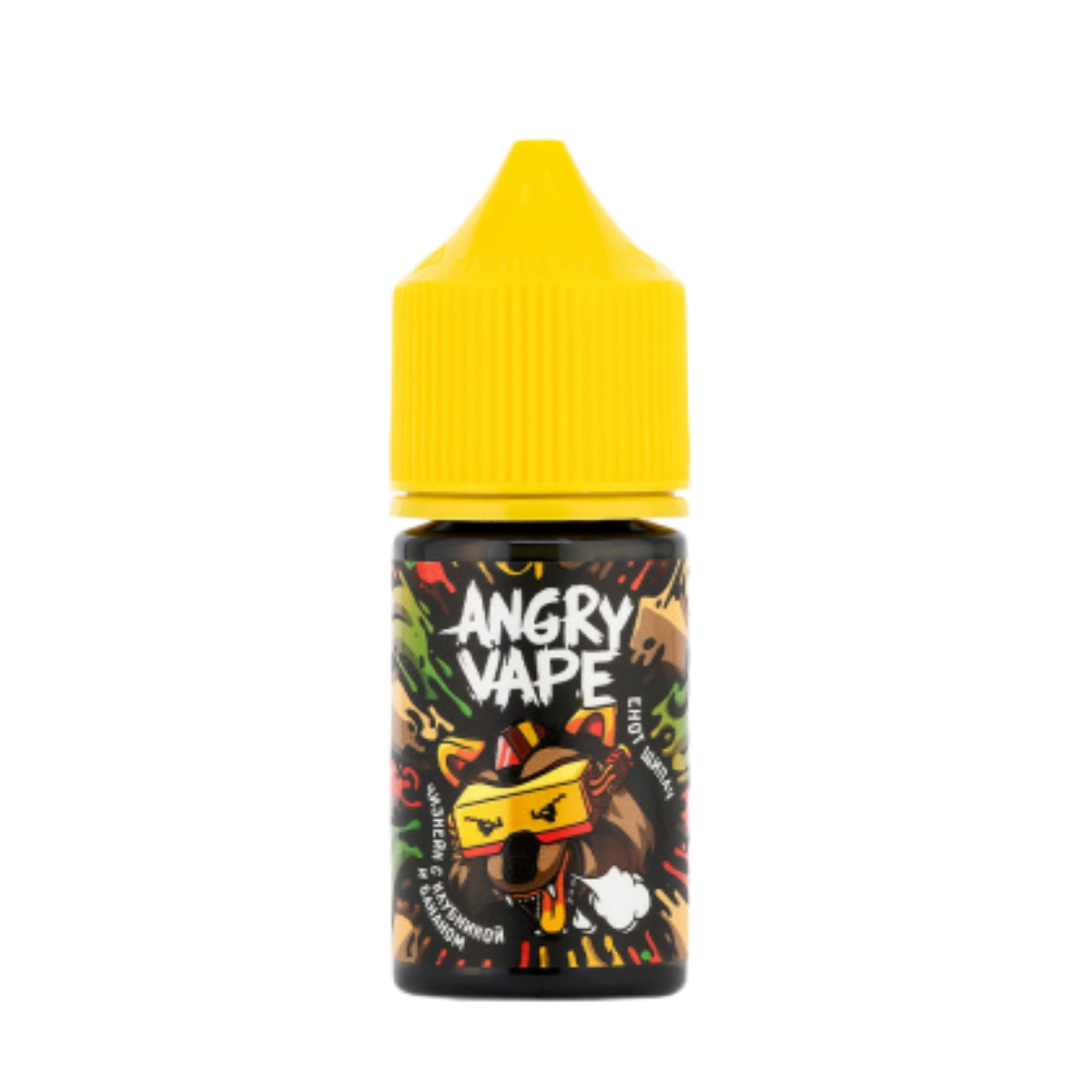 Angry Vape Salt Енот Щипач (чизкейк клубника банан) 30мл 2%