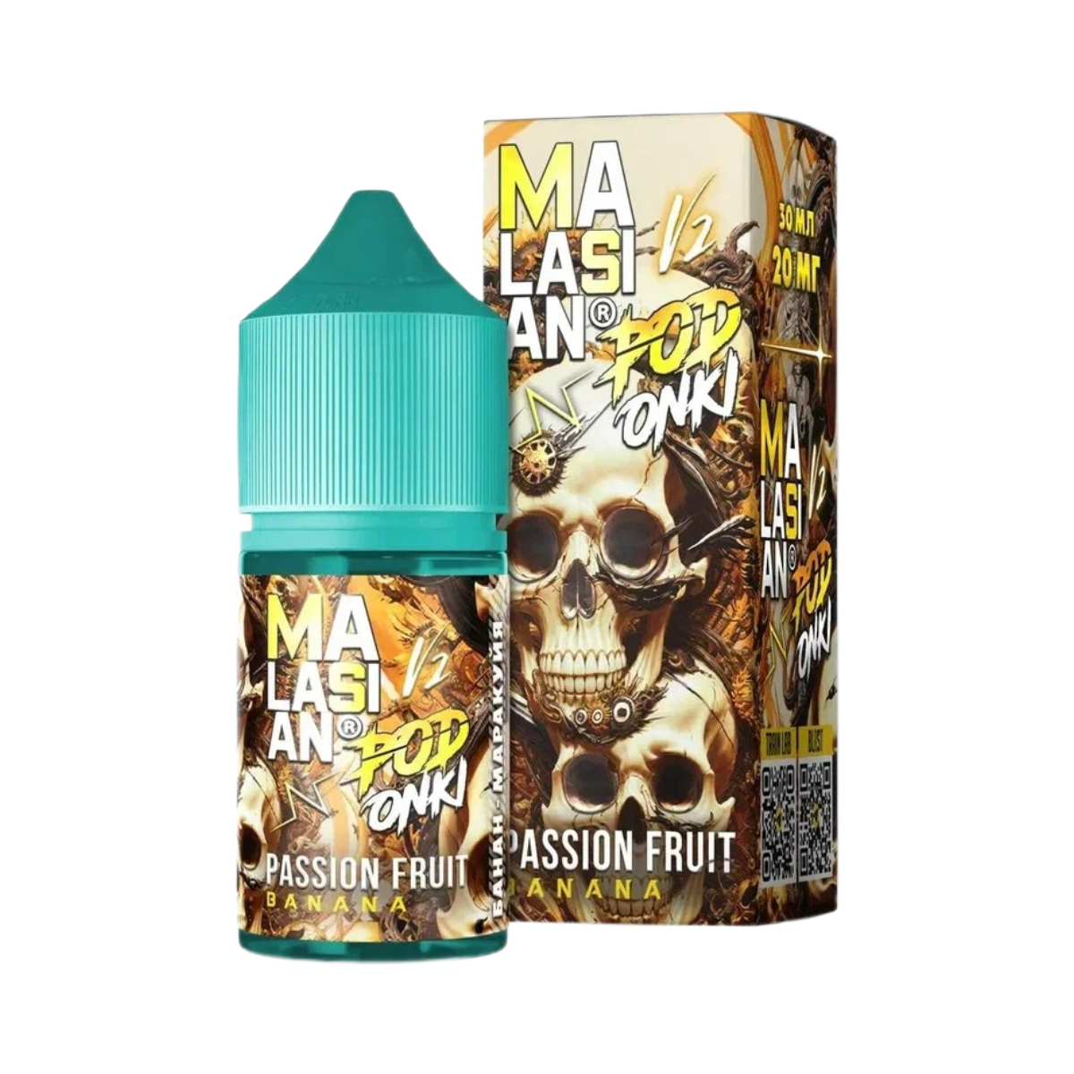 POD ONKI MALASIAN V2 Банан маракуйя 30мл.20мг.