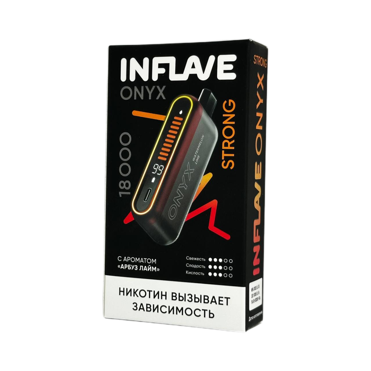 INFLAVE ONYX 18000 Strong Арбуз лайм