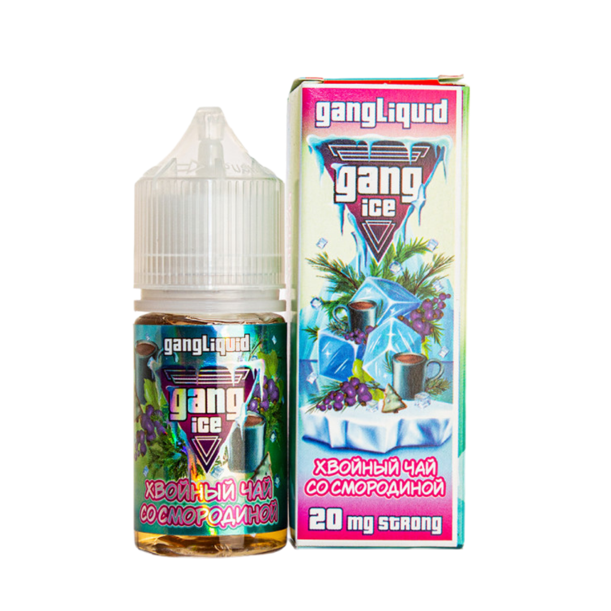 GANG ICE Strong Хвоя смородина помело 30мл 2%