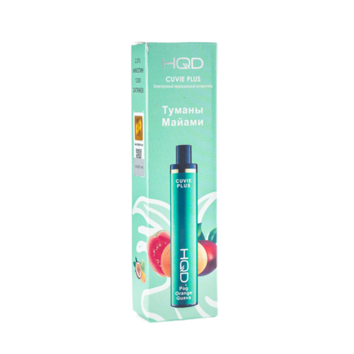 HQD Cuvie PLUS 1200 Туман майами 2%