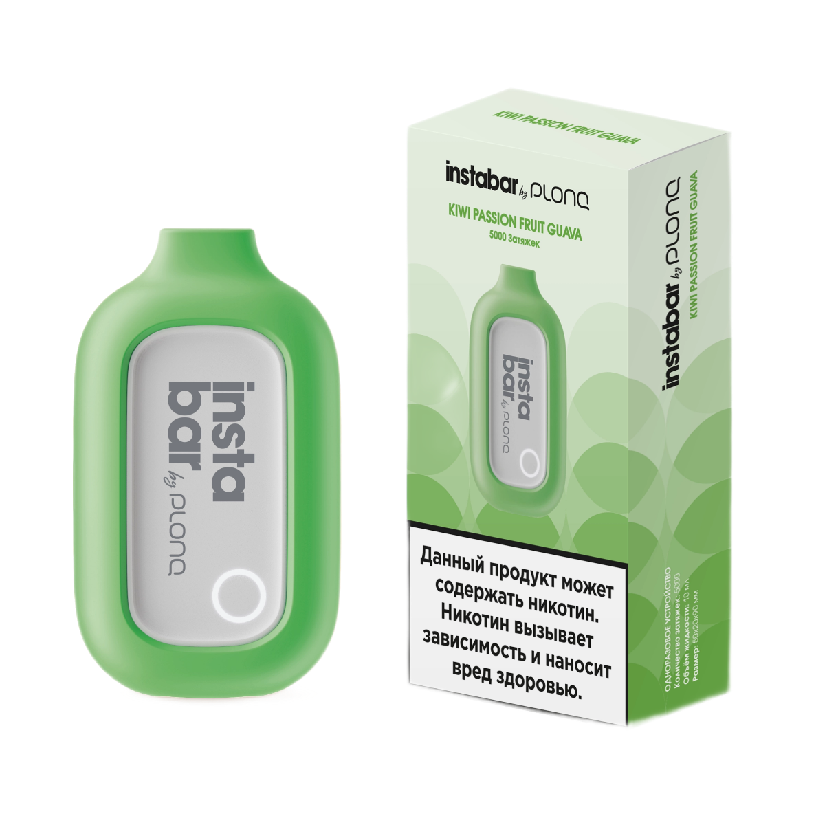 INSTABAR by PLONQ 5000 Киви маракуйя гуава 2%