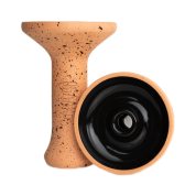 Кальянная чашка керамическая ОБЛАКО MONO Phunnel M оранжевый с черной