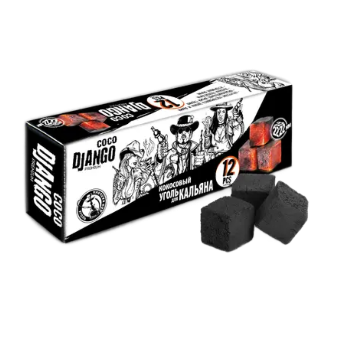 Уголь COCO DJANGO 181 гр. (12 шт)