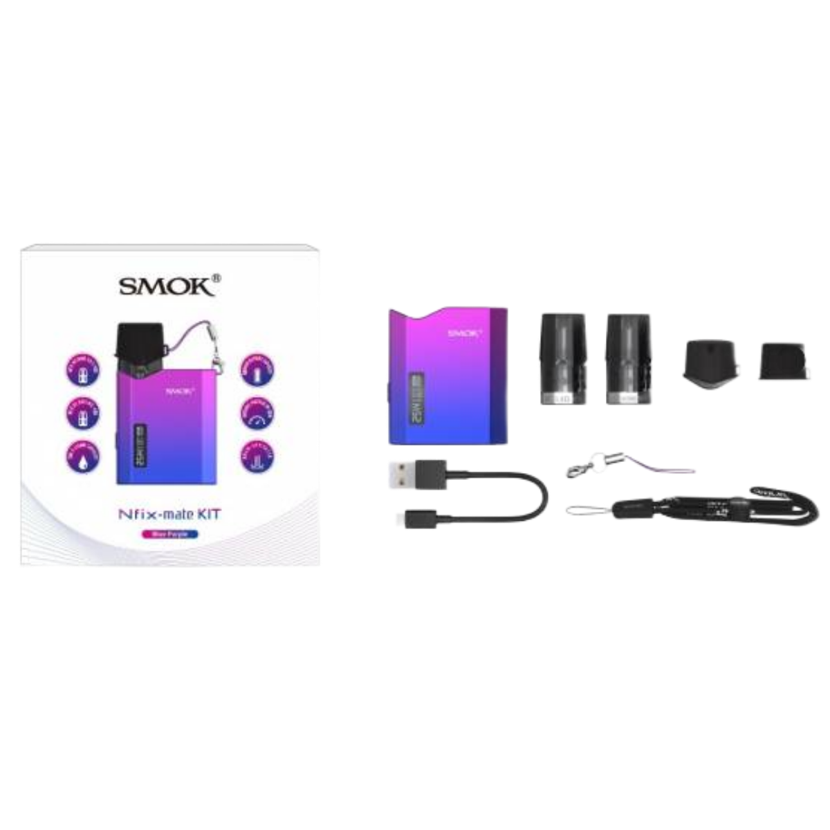 SMOK Nfix-mate 1100mAh Kit SMOK-074B Grey