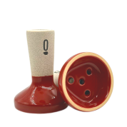 Кальянная чашка керамическая ОБЛАКО TRIO Black красный