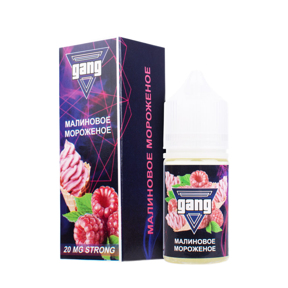 GANG Strong Малиновое мороженое 30мл 4.5%