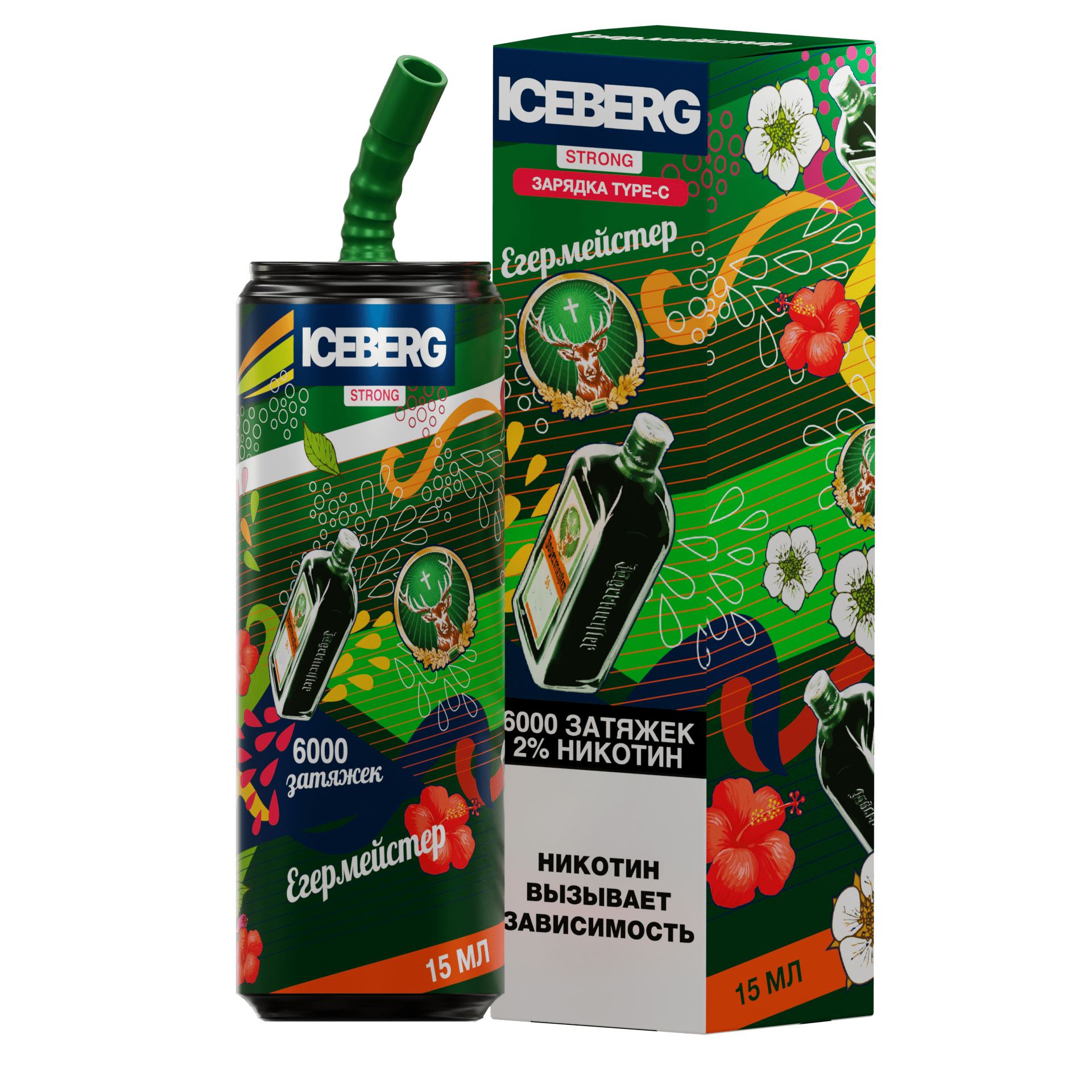 ICEBERG XXL 6000 Егермейстер 2%