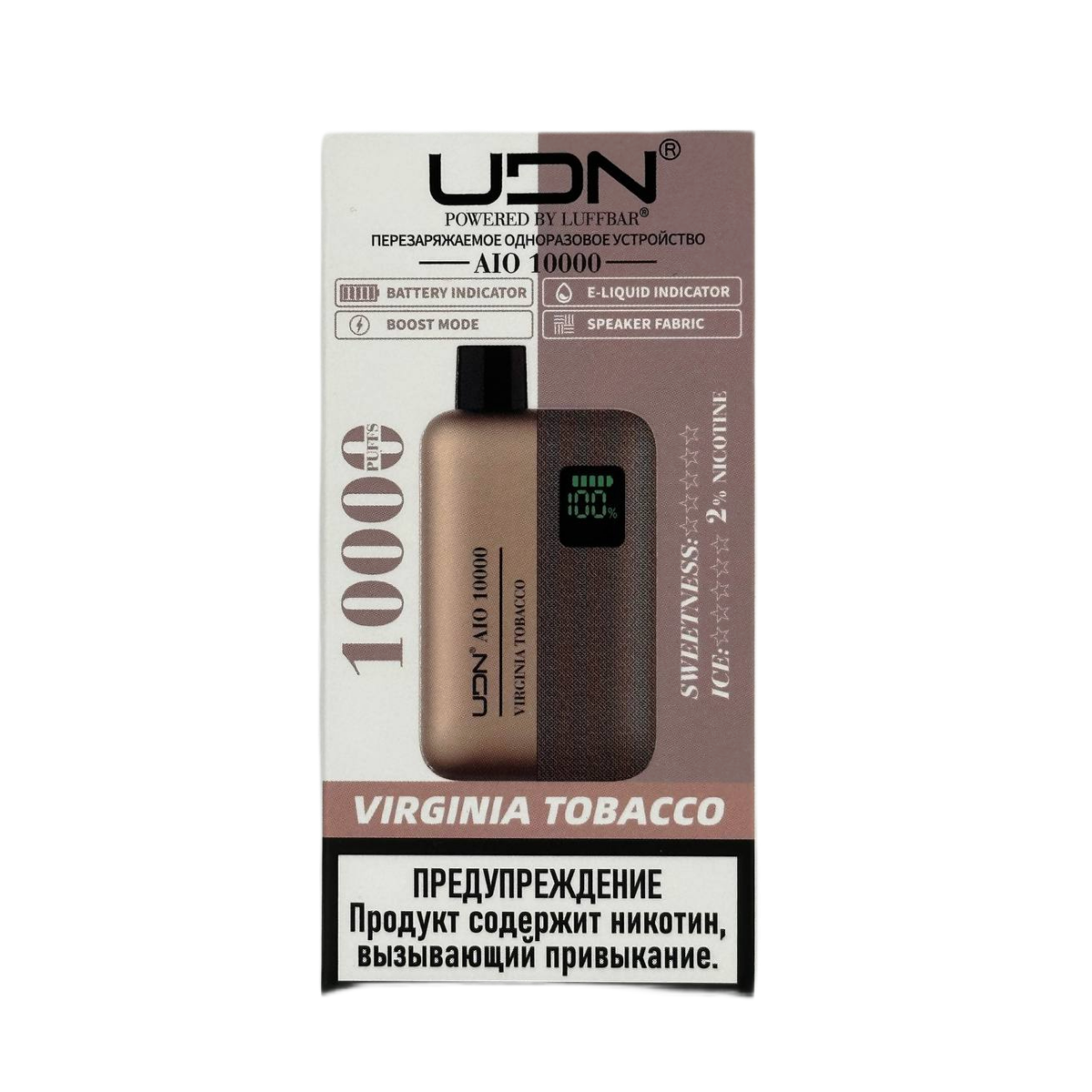 UDN AI0 10000 Табак Вирджиния 2%