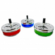 Пепельница TVC металл цветная /крутящий элемент D13см.