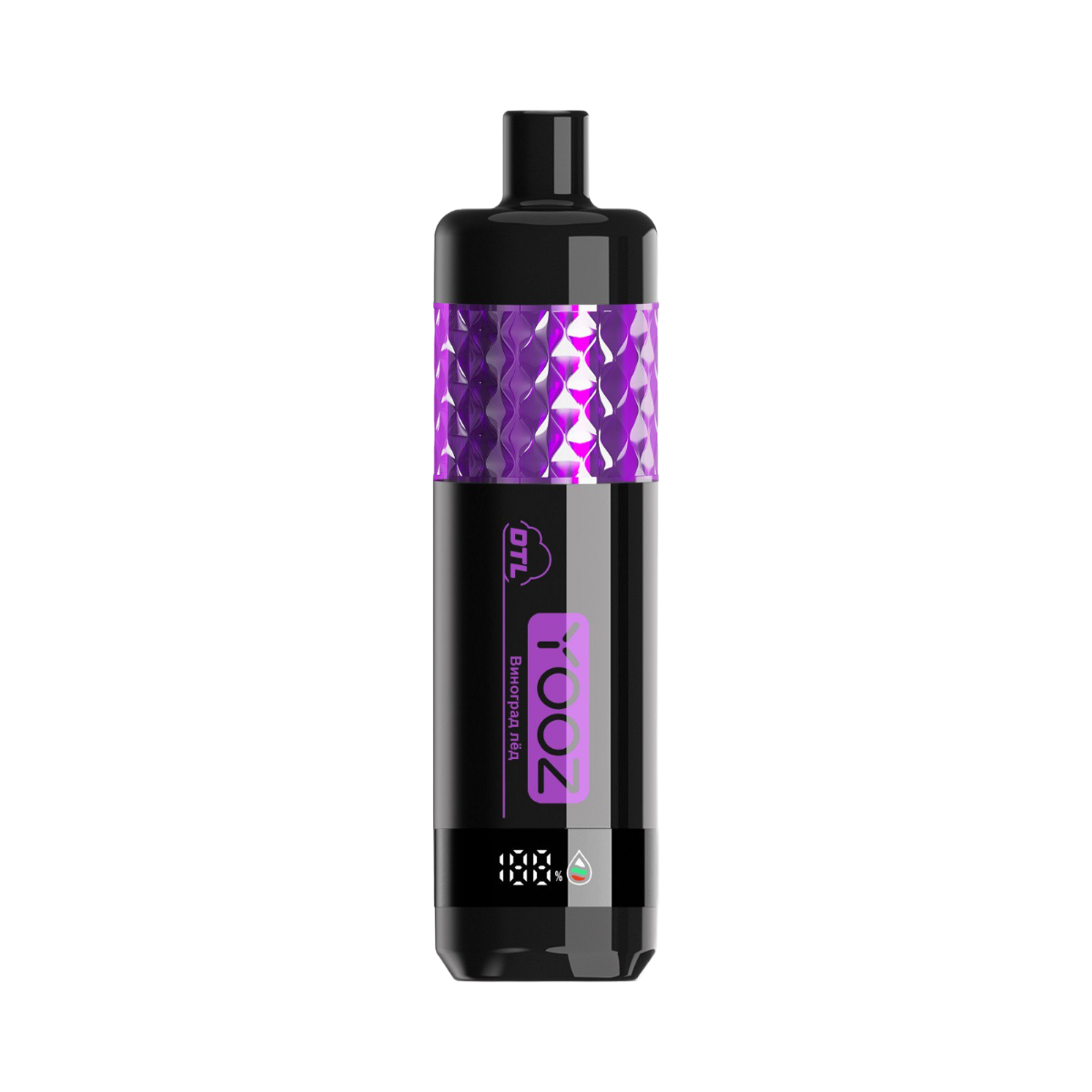 YOOZ SHISHA 14000 Виноград лёд 1%