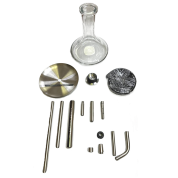 Кальян TVC Классик стальной с колбой