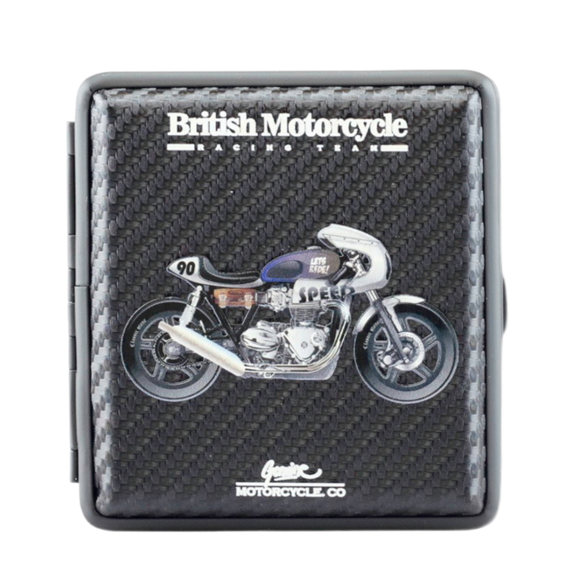 21474 Портсигар FARO д/20 сиг 80мм, ПВХ "Мото 3"