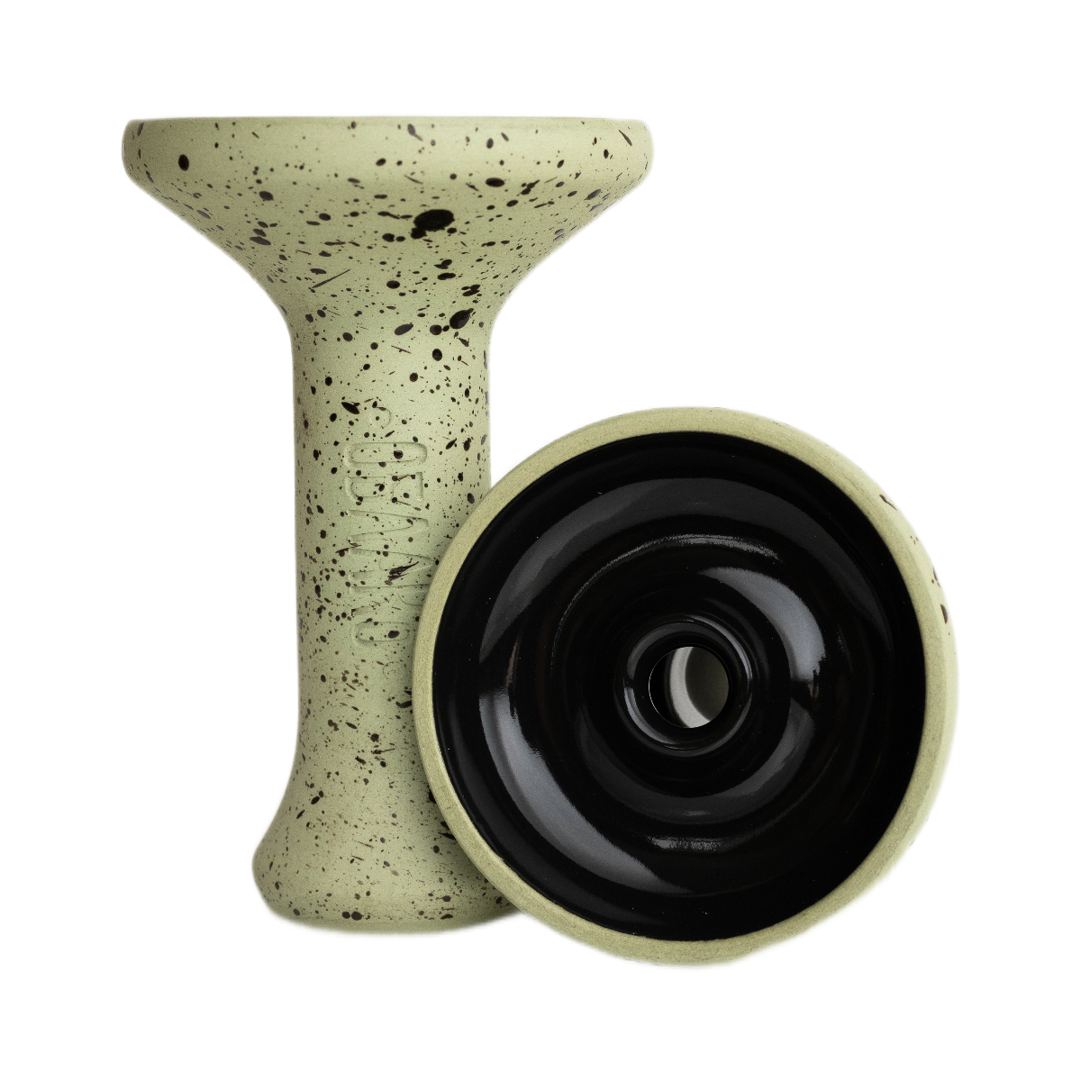 Кальянная чашка керамическая ОБЛАКО MONO Phunnel M салатовый с черной