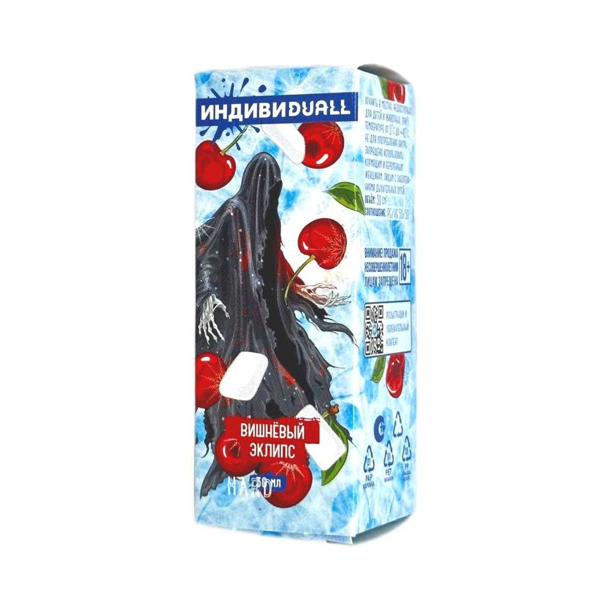 ИНДИВИ DUALL Hard Вишневый эклипс 30мл.20мг.