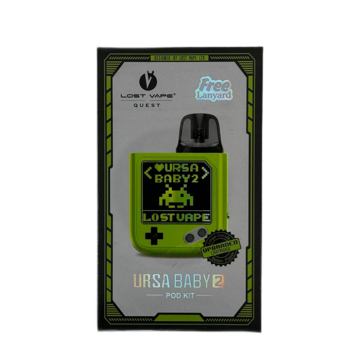 Lost Vape Ursa Baby 2 Pod Kit 900mAh Зеленый Х Пиксель
