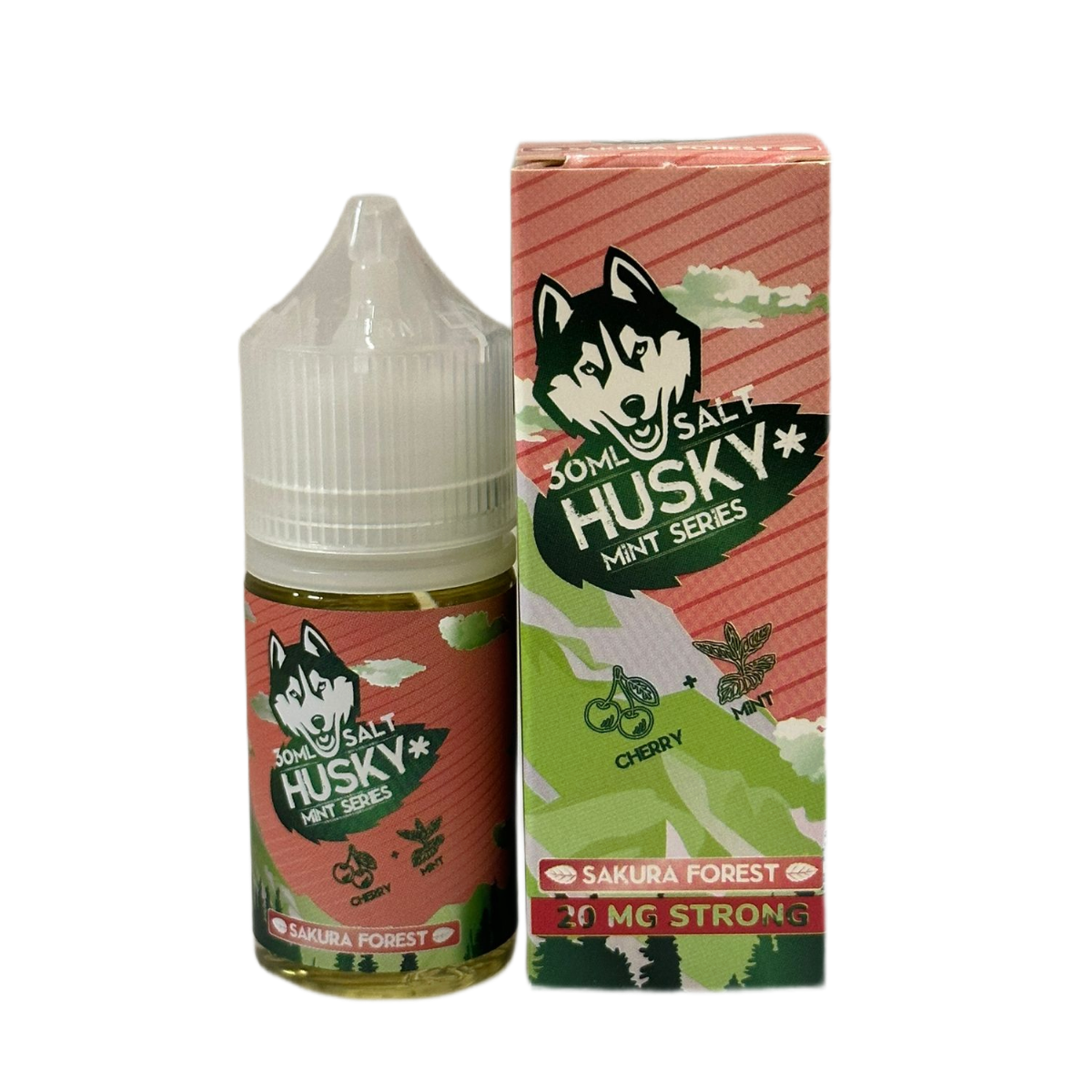 HUSKY SALT strong MINT Вишня сладкая мята 30мл 2%