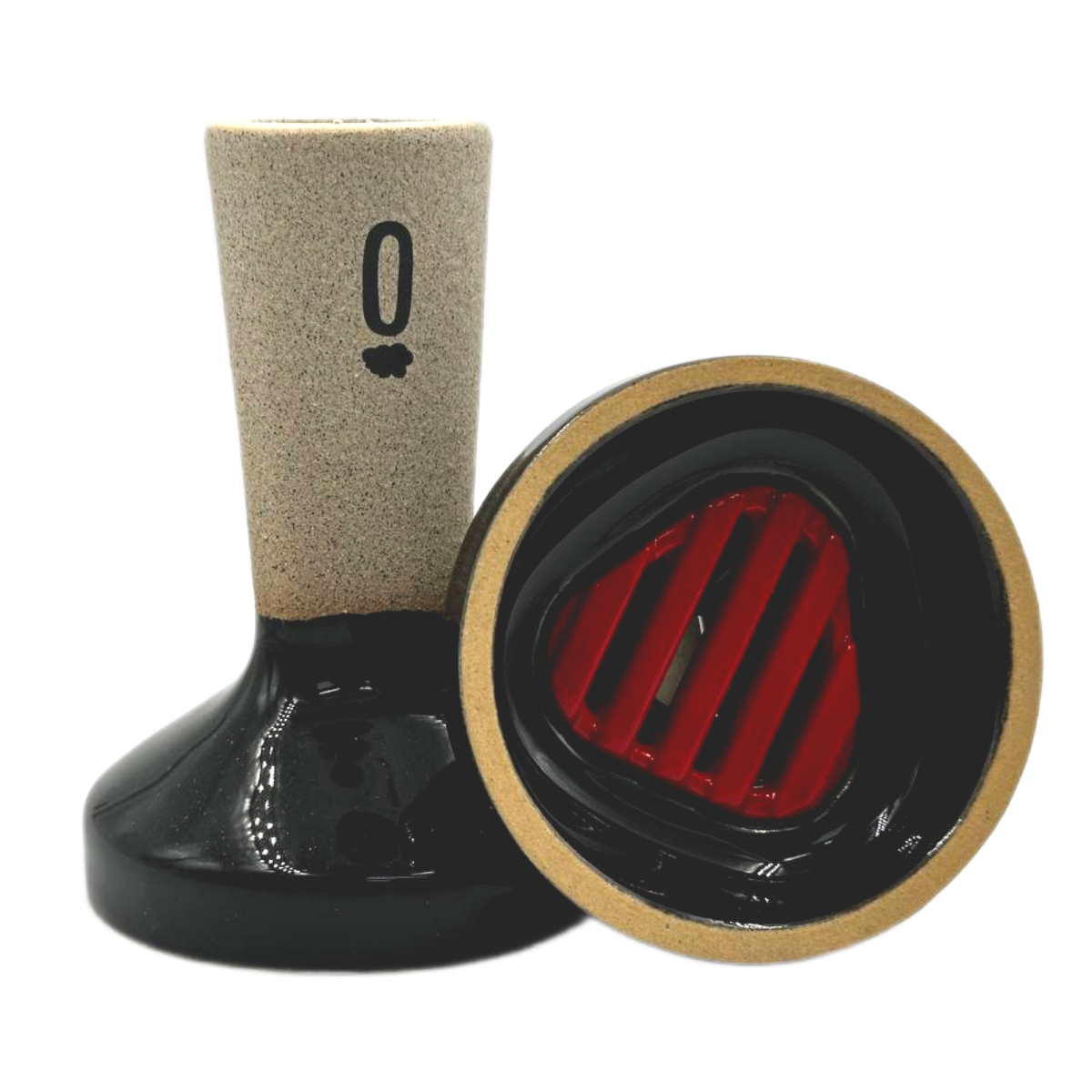 Кальянная чашка керамическая ОБЛАКО TRIO Line черный