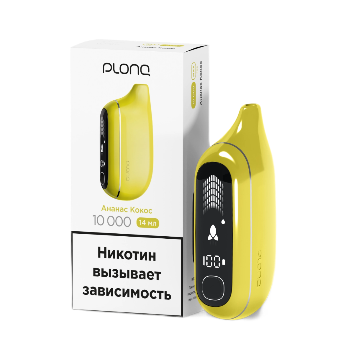 PLONQ MAX PRO 10000 Ананас кокос 2%