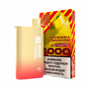 BRUSKO DABBLER 6000 Клубника с бананом 2%