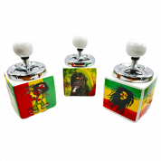 Пепельница TVC керамическая Bob Marley /крутящий элемент D9см.