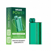 INFLAVE POWER 9000 Зеленое яблоко арбуз 2%