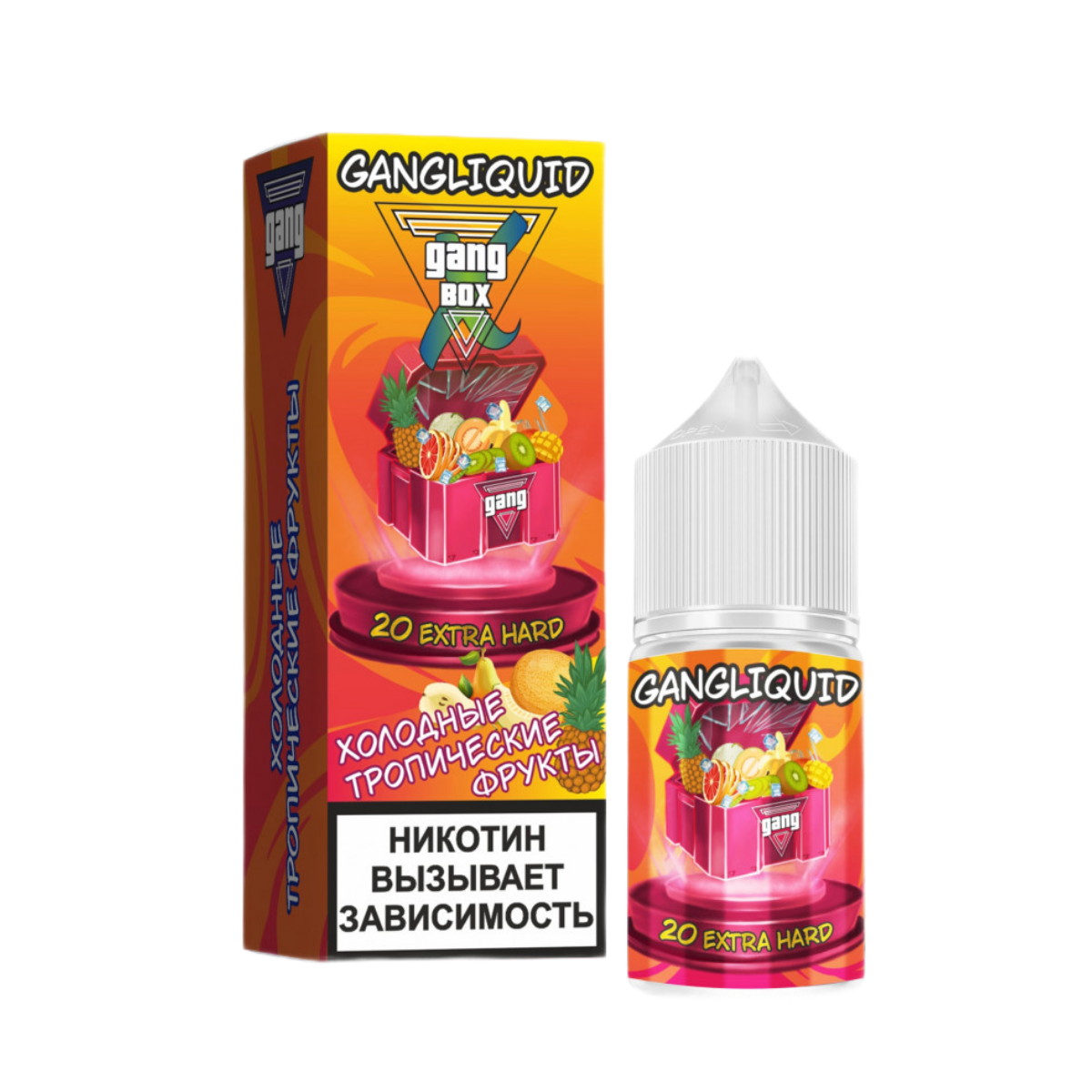 GANG XBOX Холодные тропические фрукты 30мл 2%