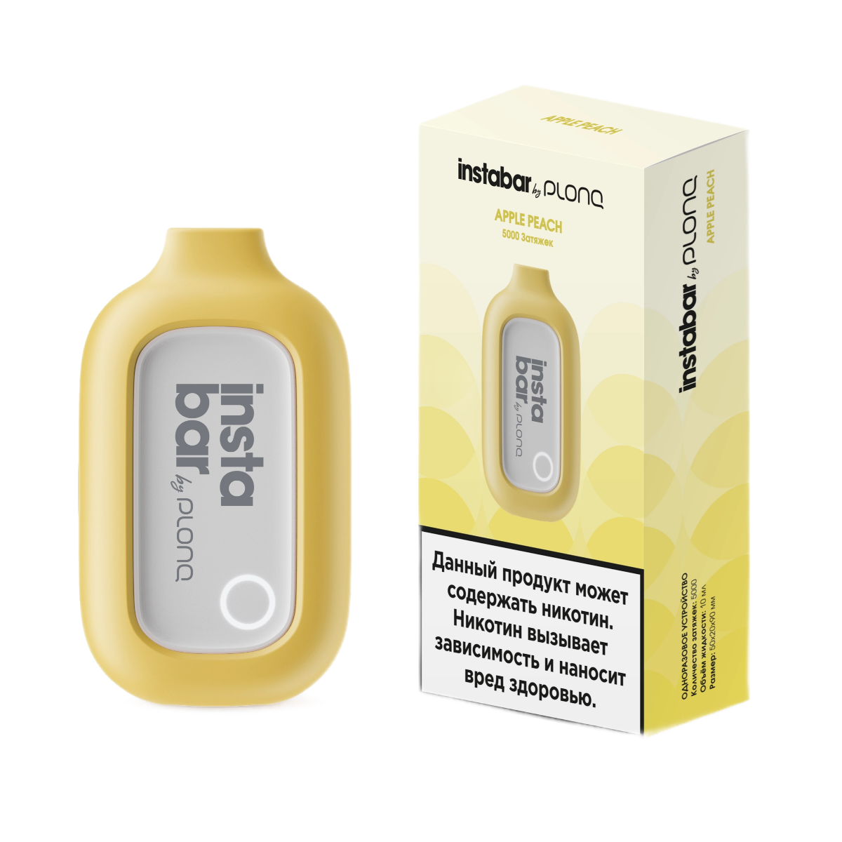 INSTABAR by PLONQ 5000 Яблоко персик 2%
