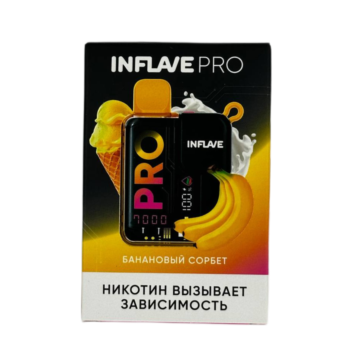 INFLAVE PRO 7000 Банановый сорбет 2%