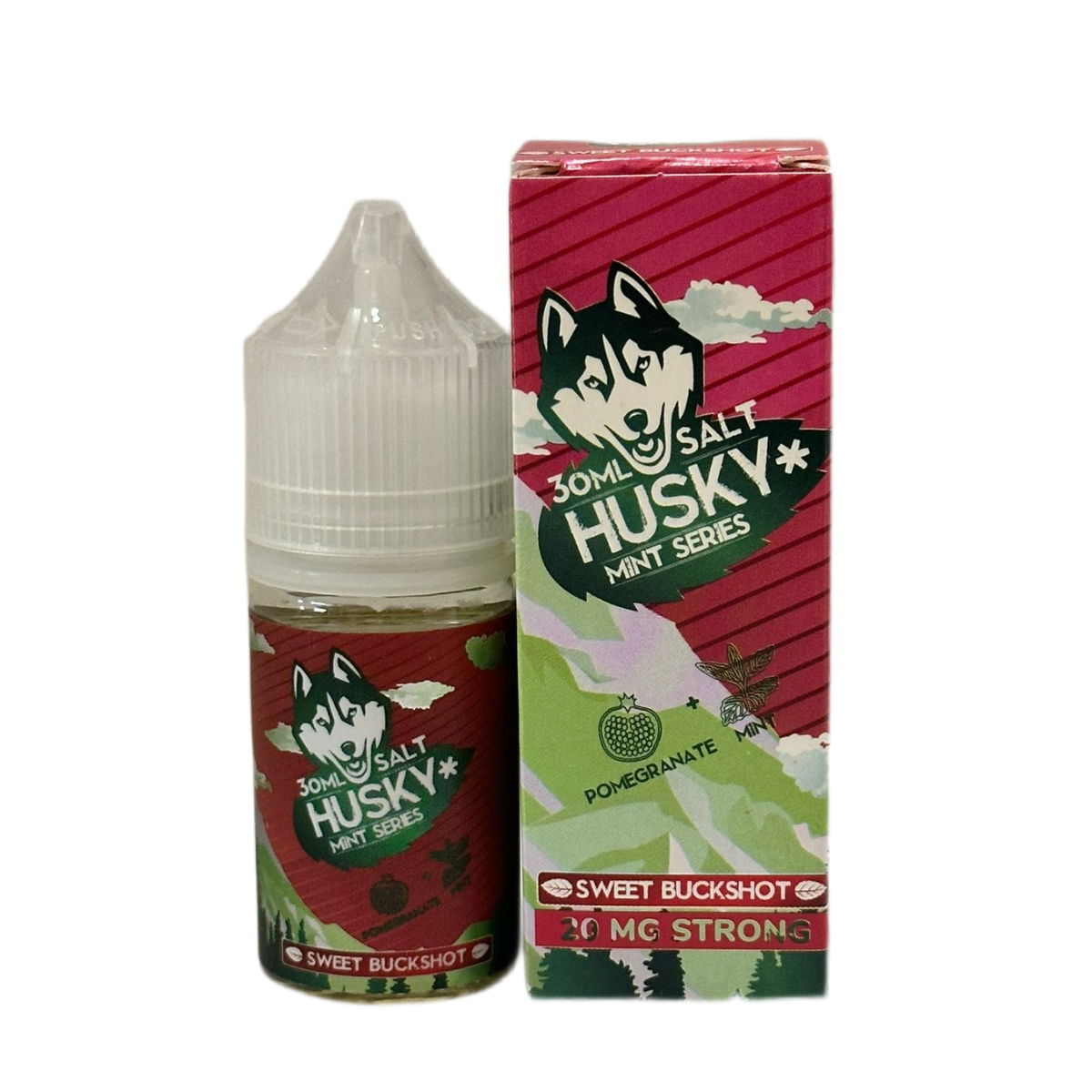 HUSKY SALT strong MINT Гранат мята 30мл 2%