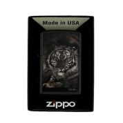 ZIPPO/49763 Spazuk Design покр.Black Matte, лат/сталь,чёрн., матов.