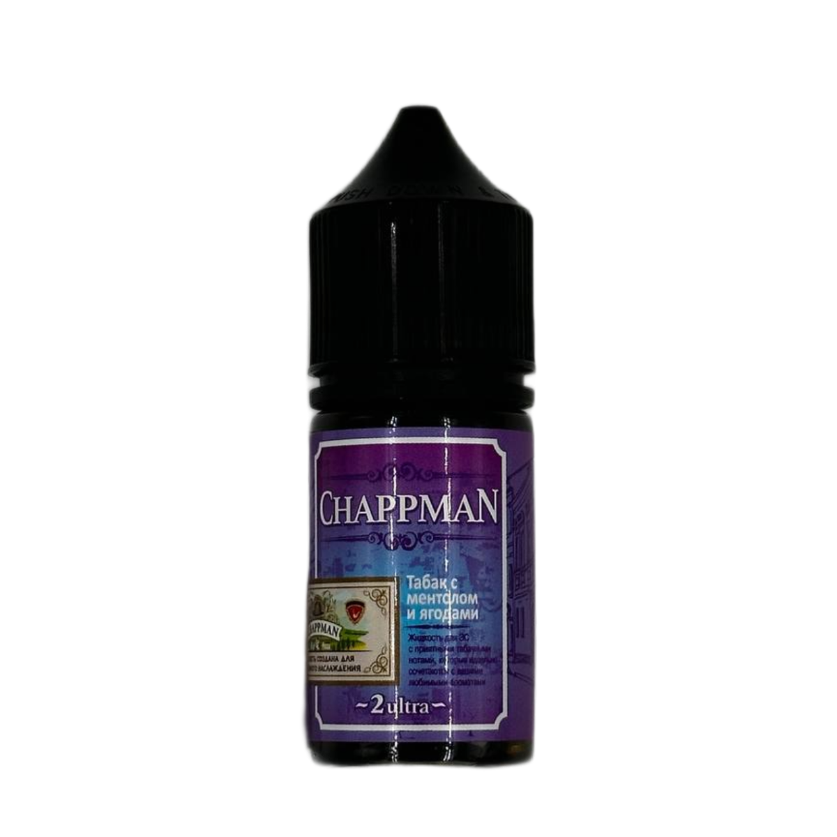 CHAPPMAN Salt Ultra Табак с ментолом ягодами 30мл 2%