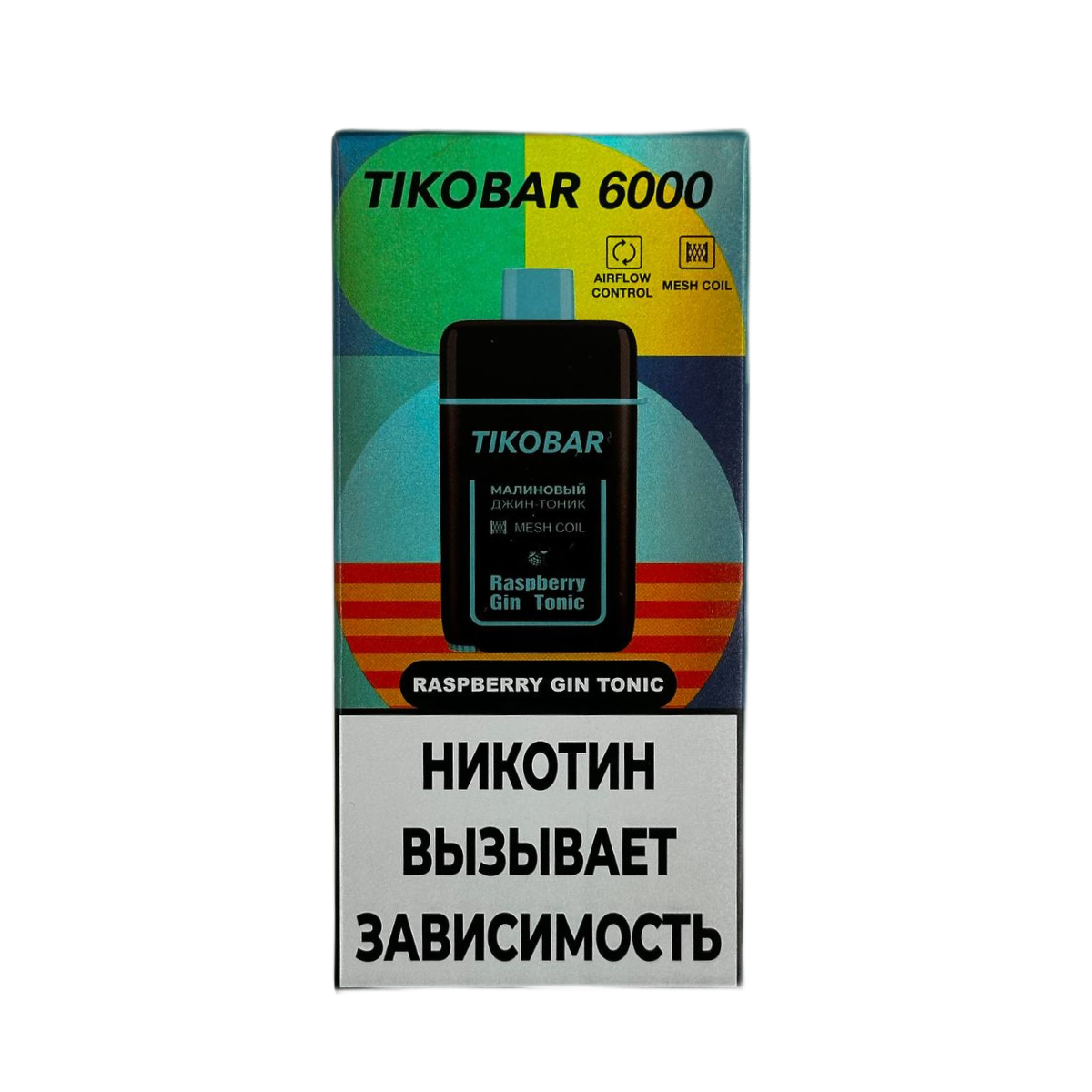 TIKOBAR 6000 Малиновый джин тоник 2%