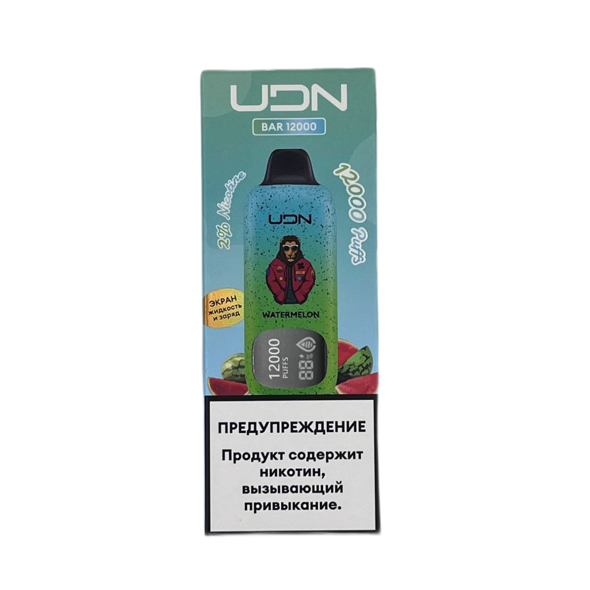 UDN BAR 12000 Арбуз 2%
