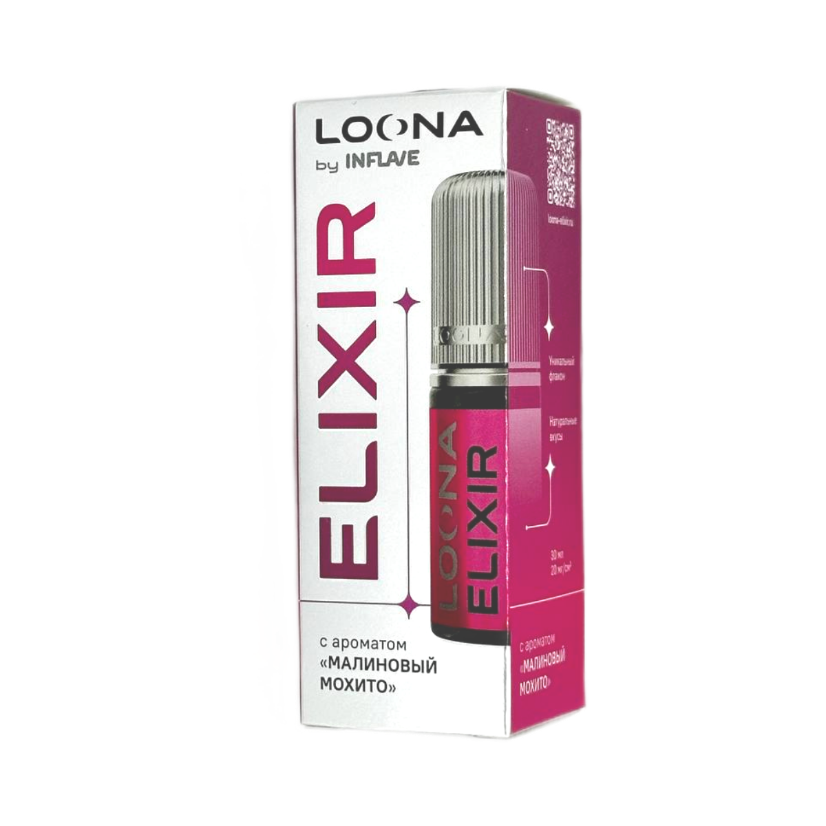 INFLAVE LOONA ELIXIR Малиновый мохито 30мл.20мг.