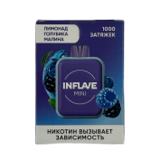 INFLAVE MINI 1000 Лимонад голубика малина 2%